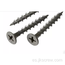 Tornillo de yeso Foshate Black Phoshate chapado en